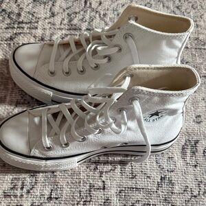 All Star Women's White High-Top Sneakers